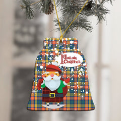 Buchanan Ancient Tartan Christmas Ceramic Ornament - Santa Style