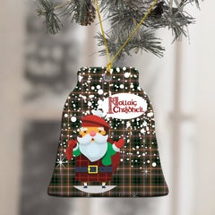 Buchanan Hunting Tartan Christmas Ceramic Ornament - Santa Style