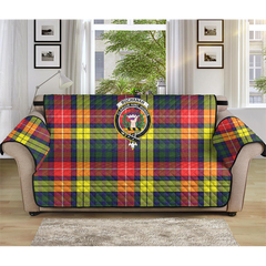 Buchanan Modern Tartan Crest Sofa Protector