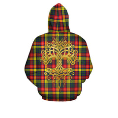 Buchanan Modern Tartan Hoodie - Tree Of Life