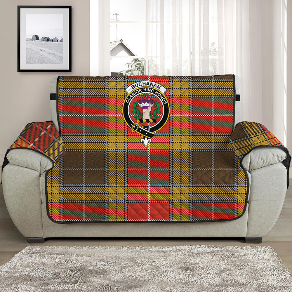 Buchanan Old Set Weathered Tartan Crest Sofa Protector