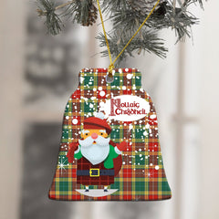 Buchanan Old Sett Tartan Christmas Ceramic Ornament - Santa Style