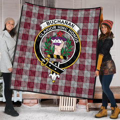 Buchanan Tartan Crest Quilt