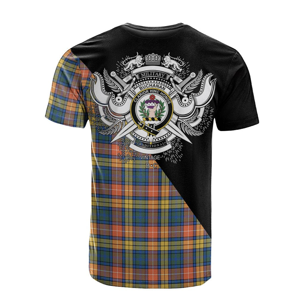 Buchanan Ancient Tartan - Military T-Shirt