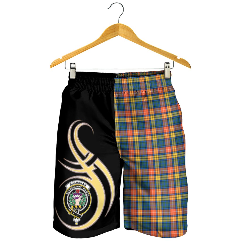 Buchanan Ancient  Tartan Crest Men's Short PM8