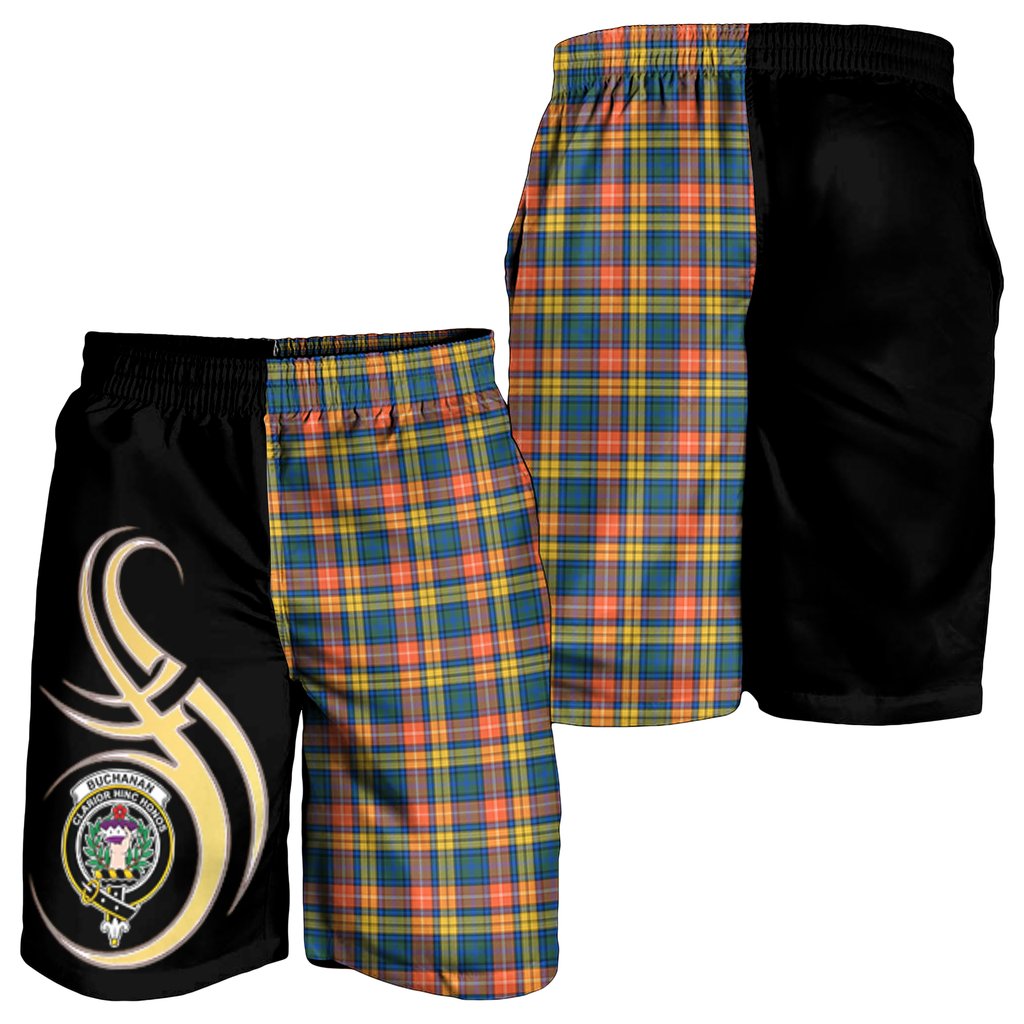 Buchanan Ancient  Tartan Crest Men's Short PM8