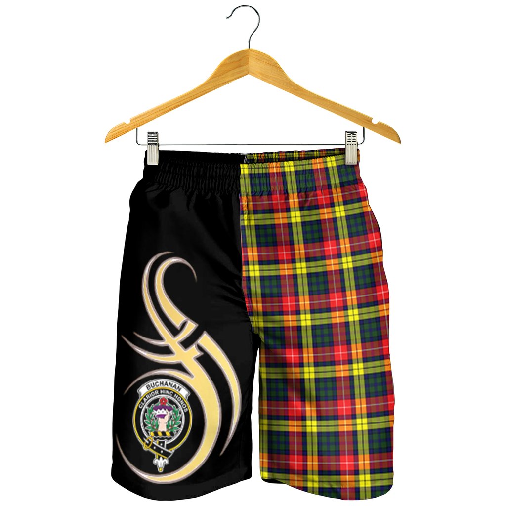 Buchanan Modern Tartan Crest Men's Short PM8