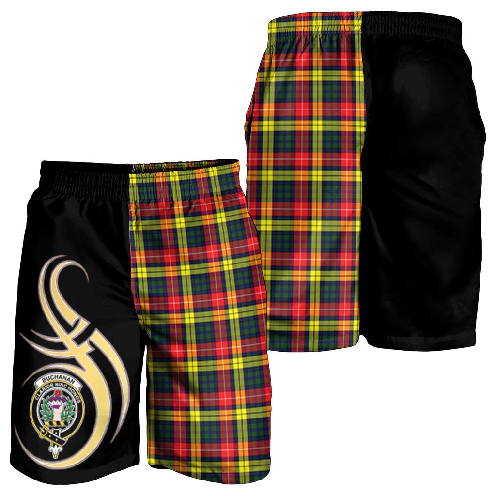 Buchanan Modern Tartan Crest Men's Short PM8