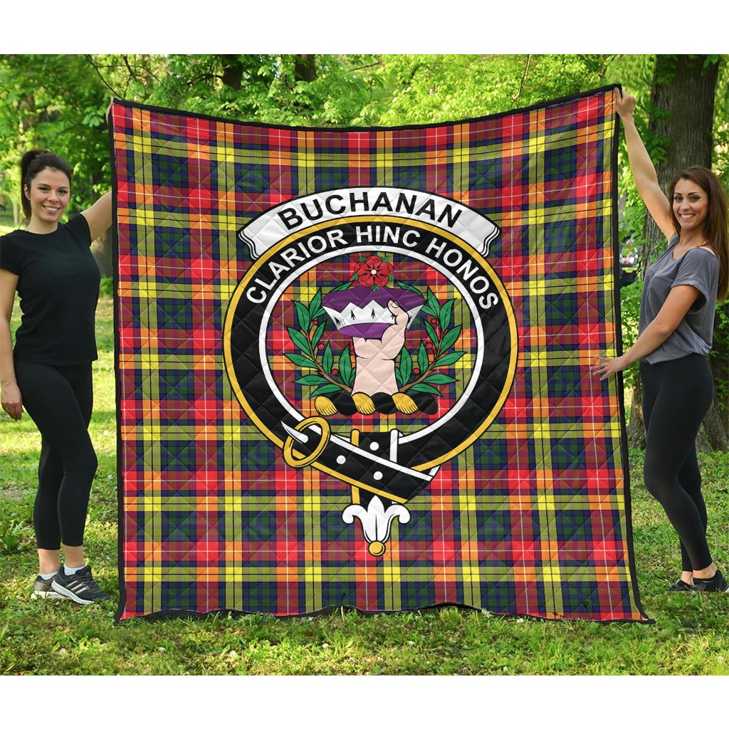 Buchanan Modern Tartan Crest Quilt