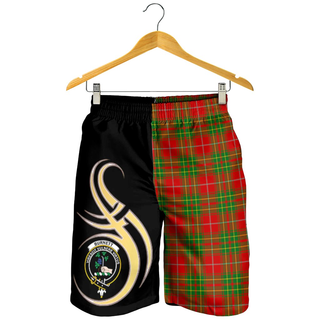 Burnett Ancient Tartan Crest Men's Short PM8