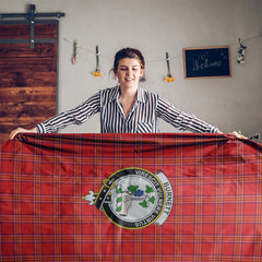 Burnett Tartan Crest Tablecloth