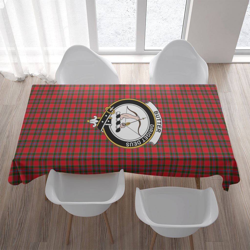 Butter Tartan Crest Tablecloth