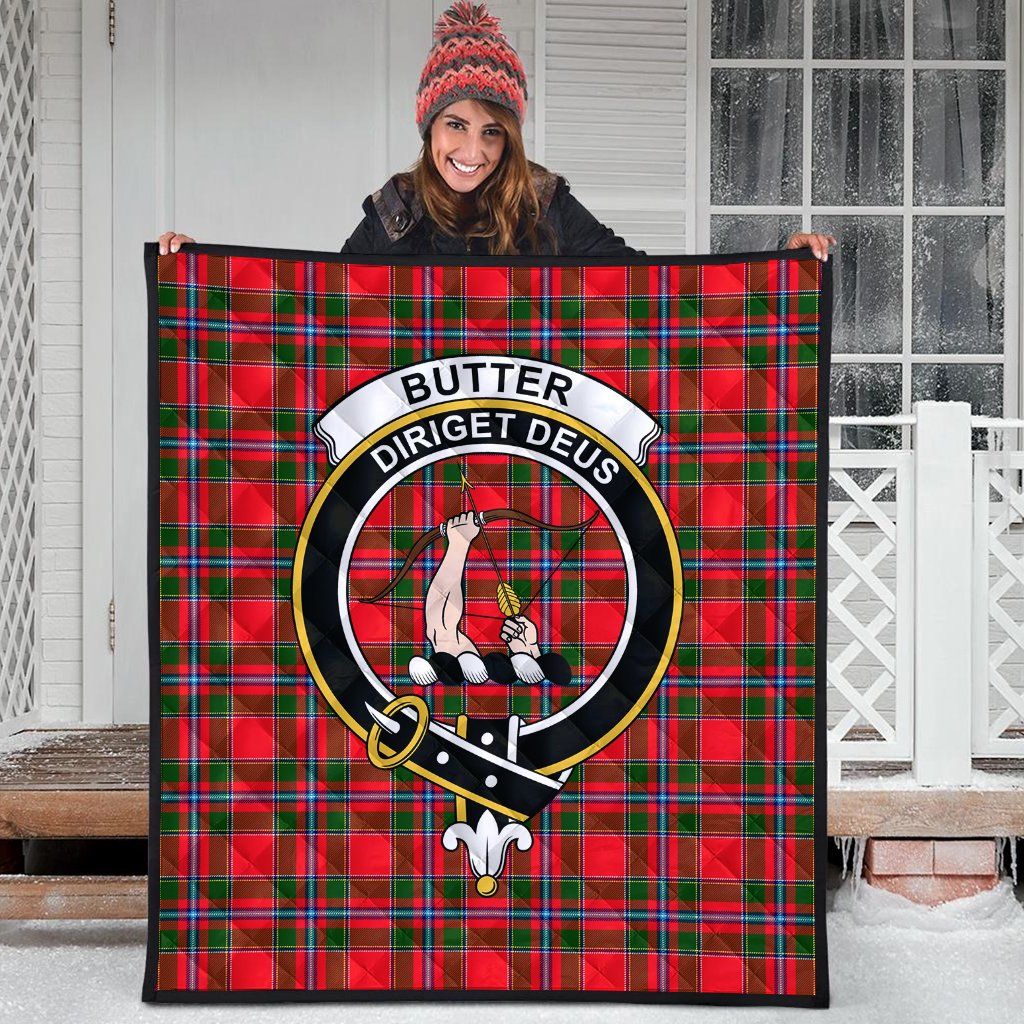 Butter Tartan Crest Quilt