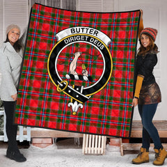 Butter Tartan Crest Quilt