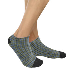 Campbell Faded Tartan Ankle Socks