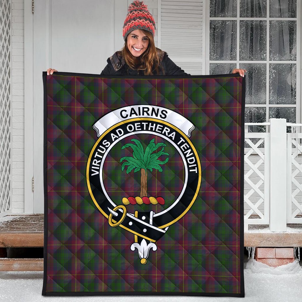 Cairns Tartan Crest Quilt