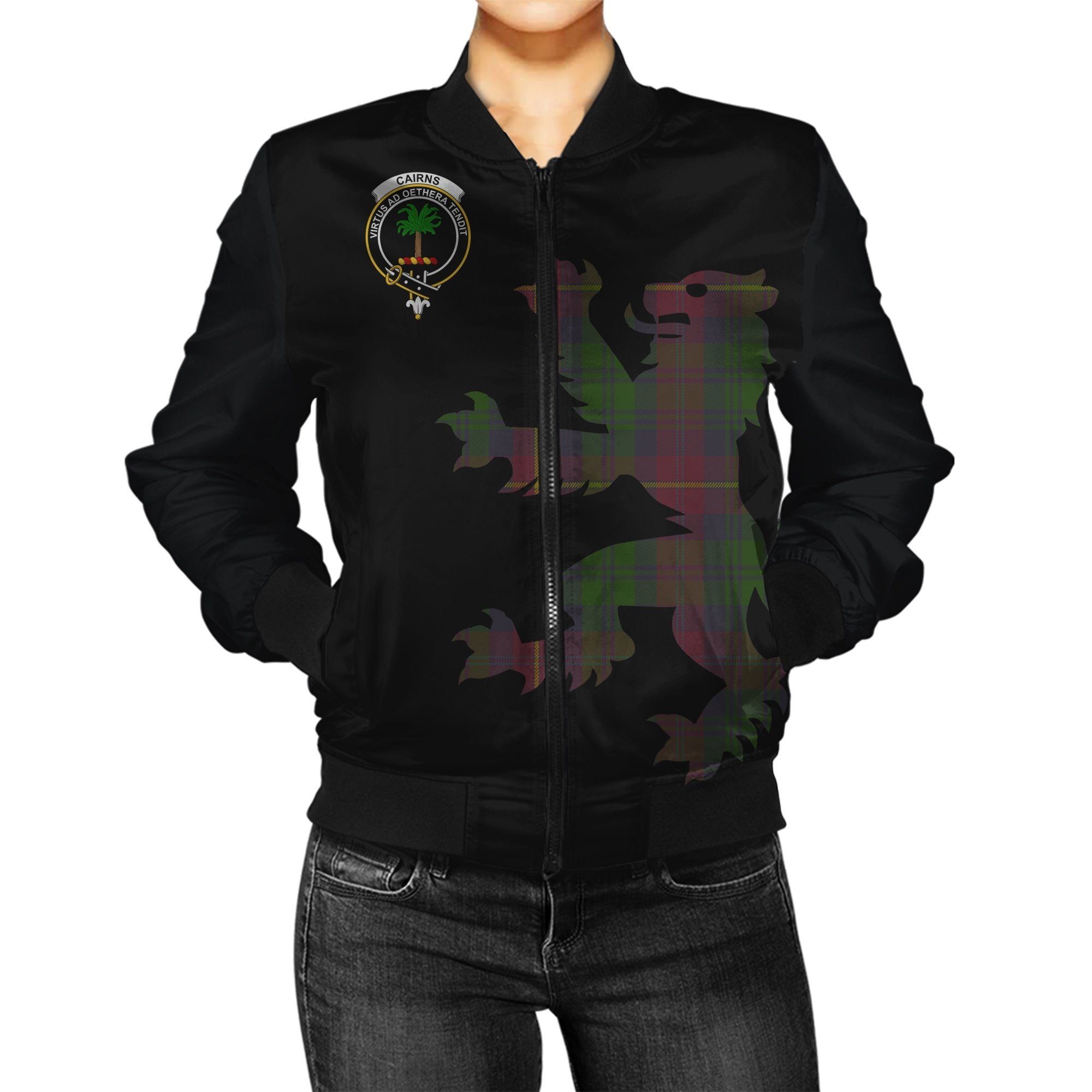 Cairns Tartan Bomber Jacket Lion & Thistle