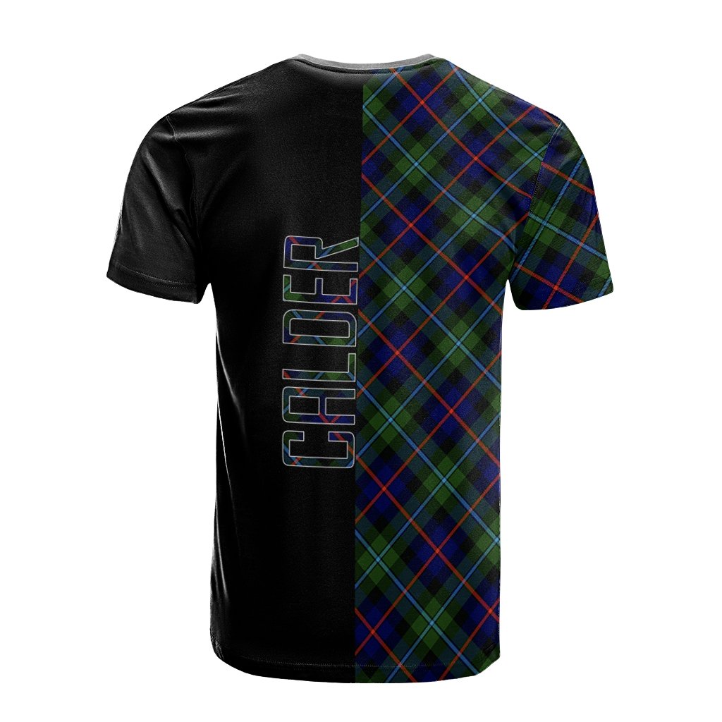 Calder Modern Tartan T-Shirt Half of Me - Cross Style