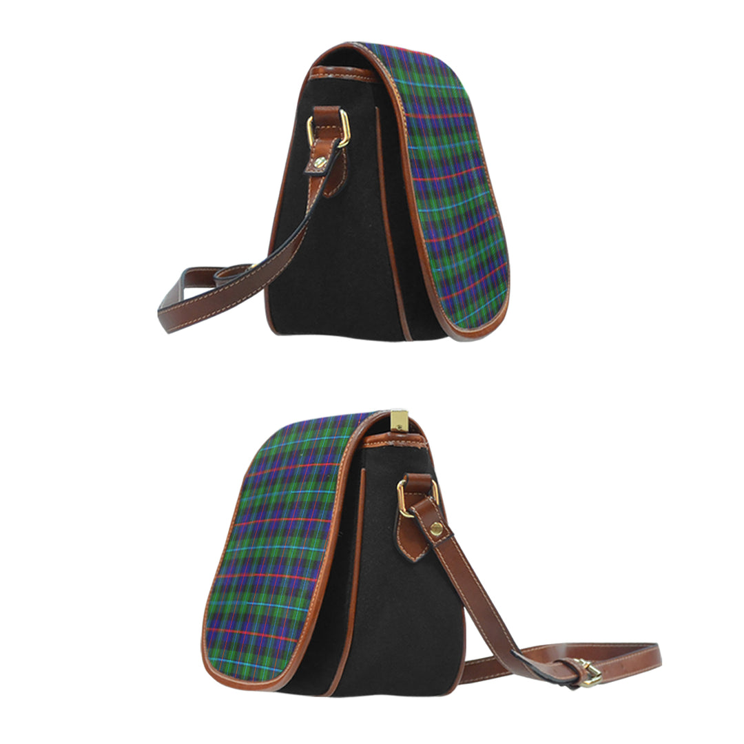 Calder Modern Tartan Saddle Handbags