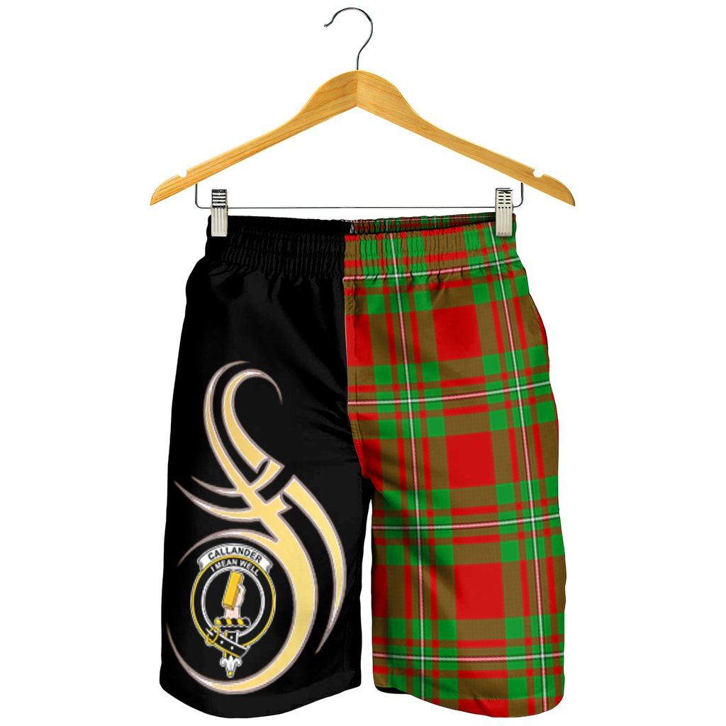 Callander Modern Tartan Crest Men's Short PM8