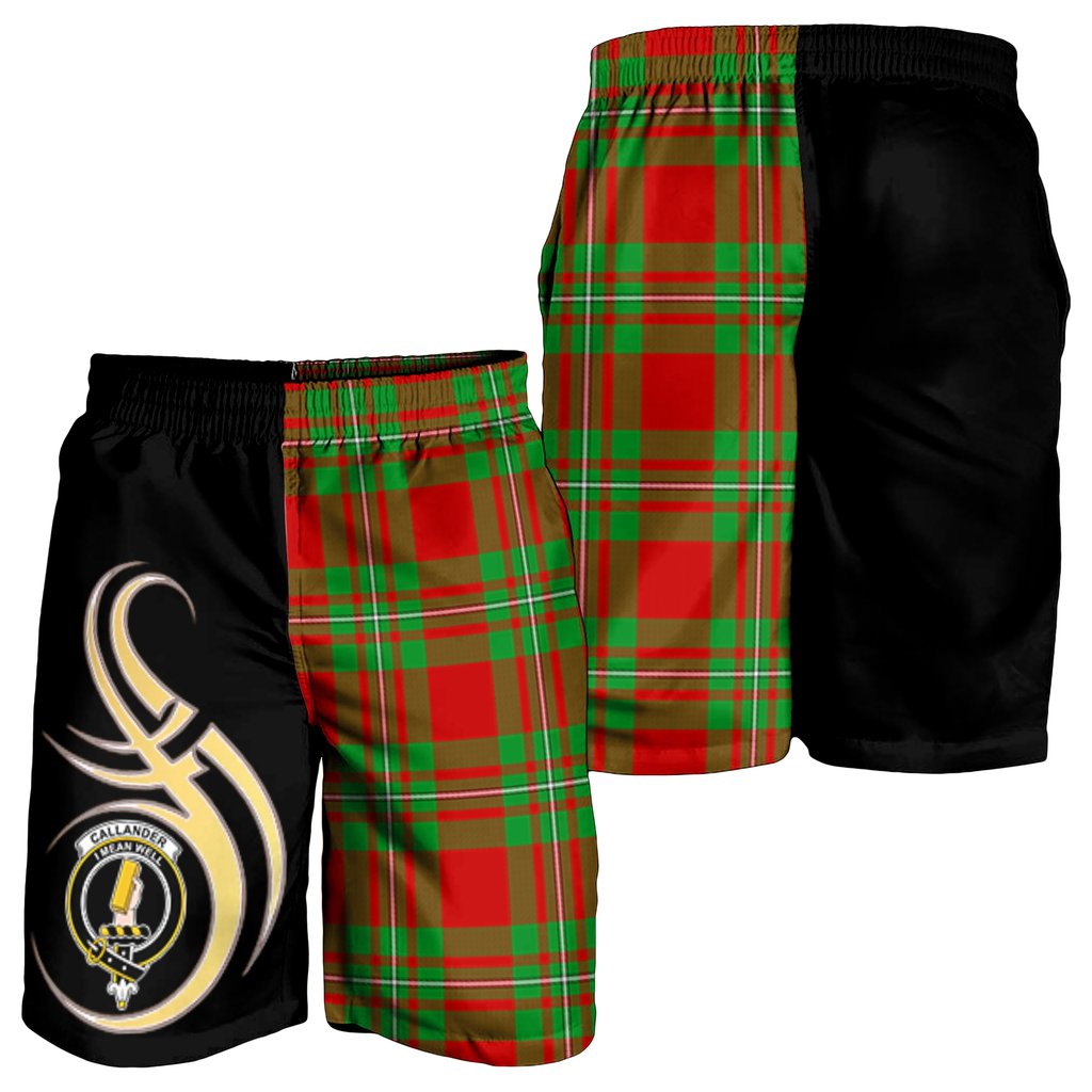 Callander Modern Tartan Crest Men's Short PM8