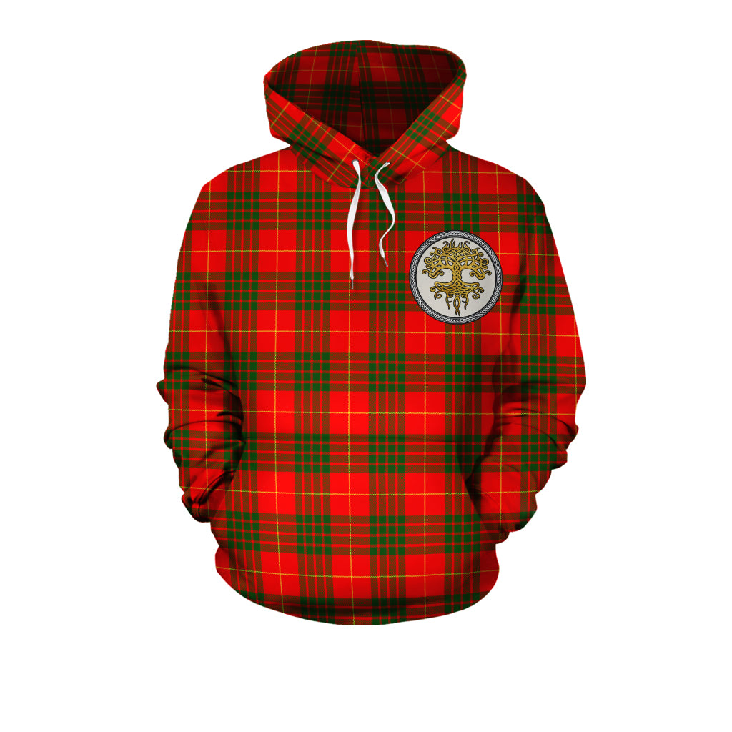 Cameron Modern Tartan Hoodie - Tree Of Life