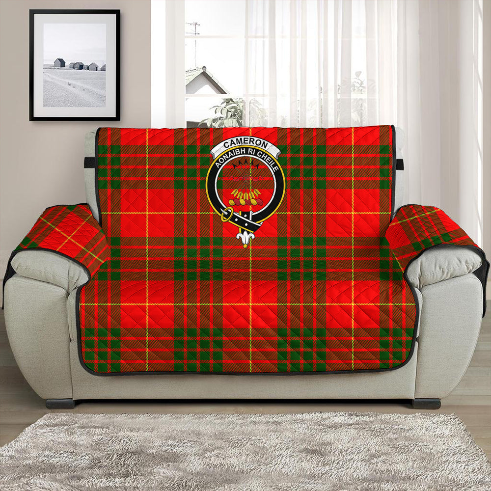 Cameron Modern Tartan Crest Sofa Protector