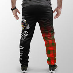 Cameron Modern Tartan Crest Jogger Sweatpants - Alba Celtic Style