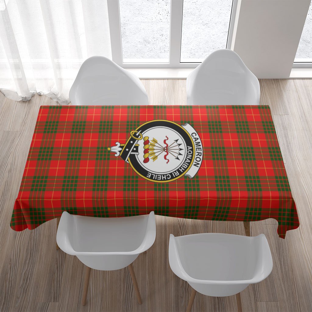 Cameron Tartan Crest Tablecloth