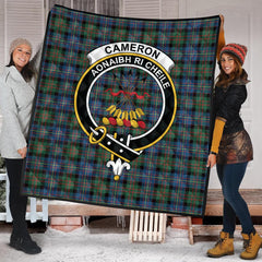 Cameron of Erracht Ancient Tartan Crest Quilt