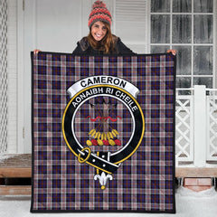 Cameron of Erracht Dress Tartan Crest Quilt
