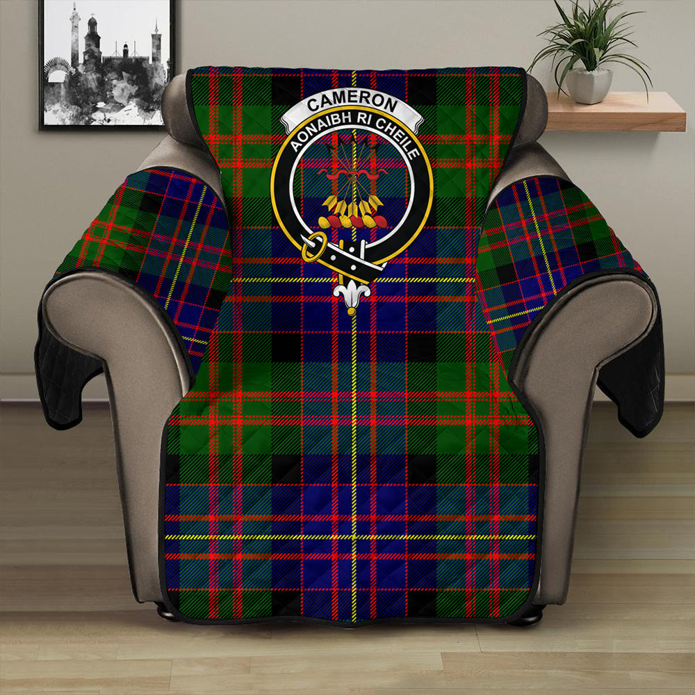 Cameron of Erracht Modern Tartan Crest Sofa Protector