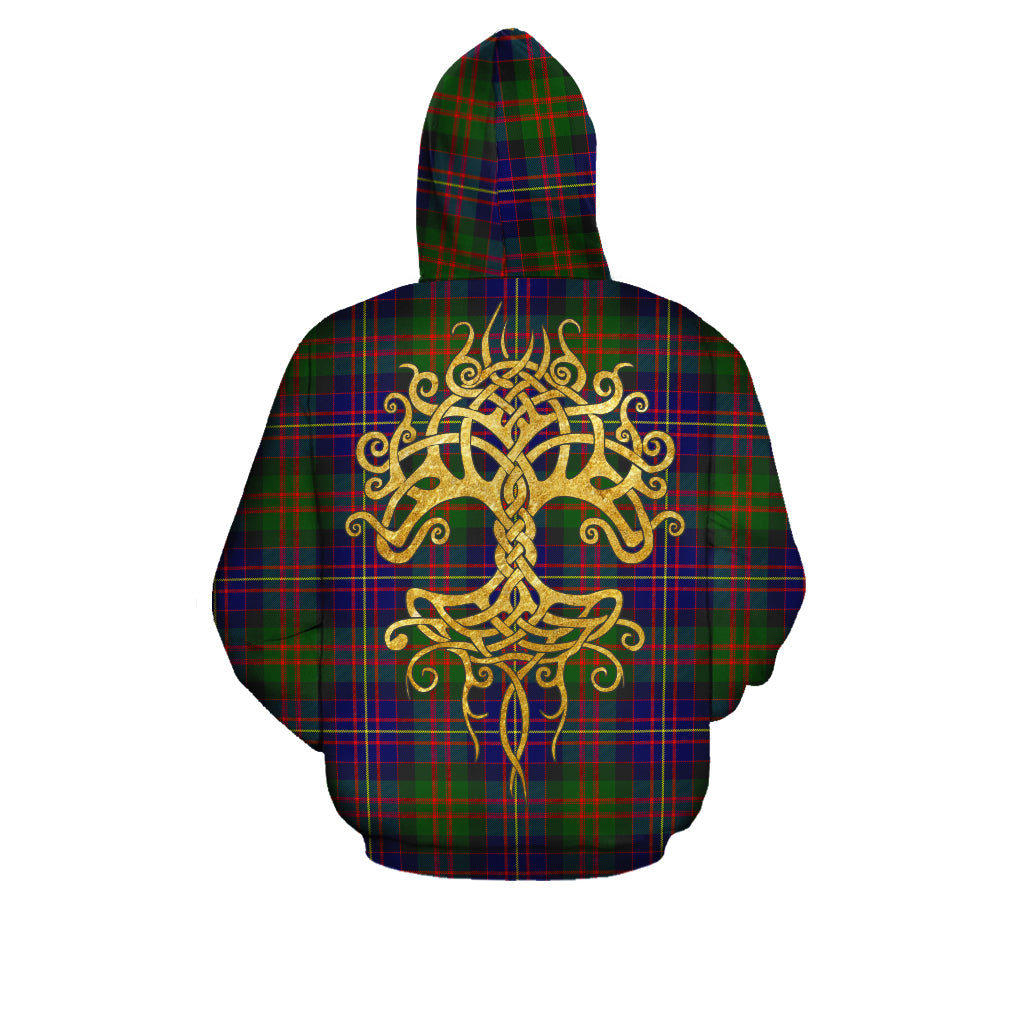 Cameron of Erracht Modern Tartan Hoodie - Tree Of Life