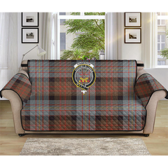 Cameron of Erracht Weathered Tartan Crest Sofa Protector