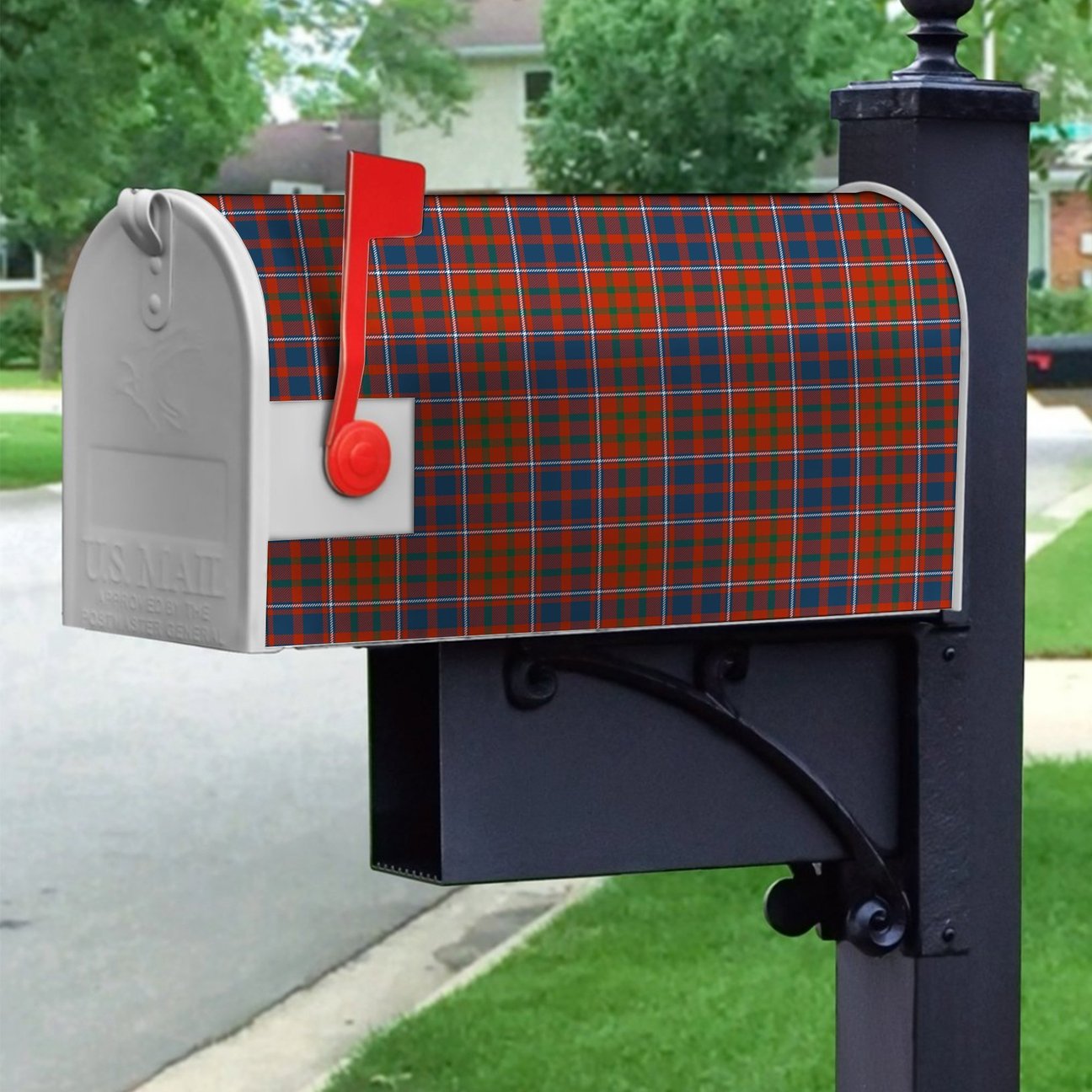 Cameron Of Lochiel Ancient Tartan Crest Mailbox