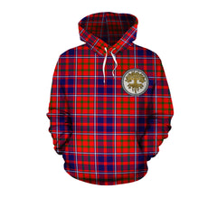 Cameron of Lochiel Modern Tartan Hoodie - Tree Of Life