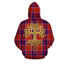 Cameron of Lochiel Modern Tartan Hoodie - Tree Of Life