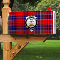 Cameron Of Lochiel Modern Tartan Crest Mailbox