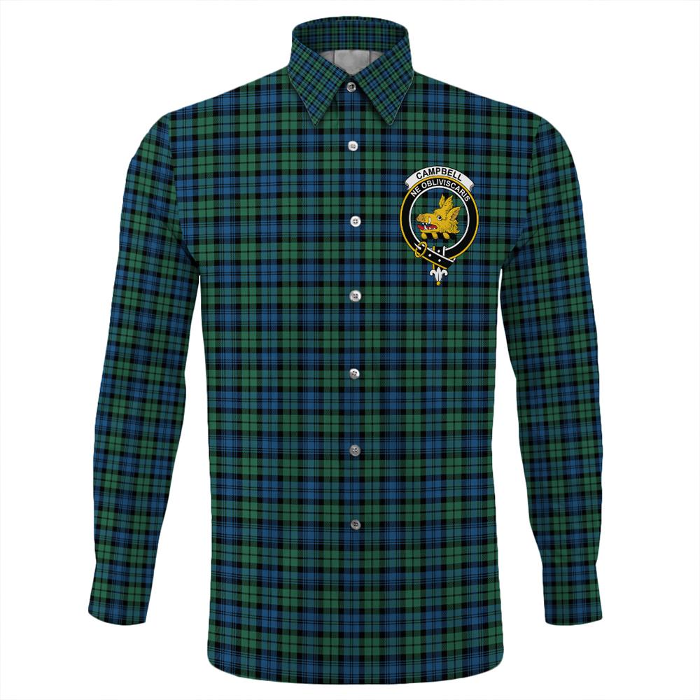 Campbell Ancient 02 Tartan Long Sleeve Button Shirt