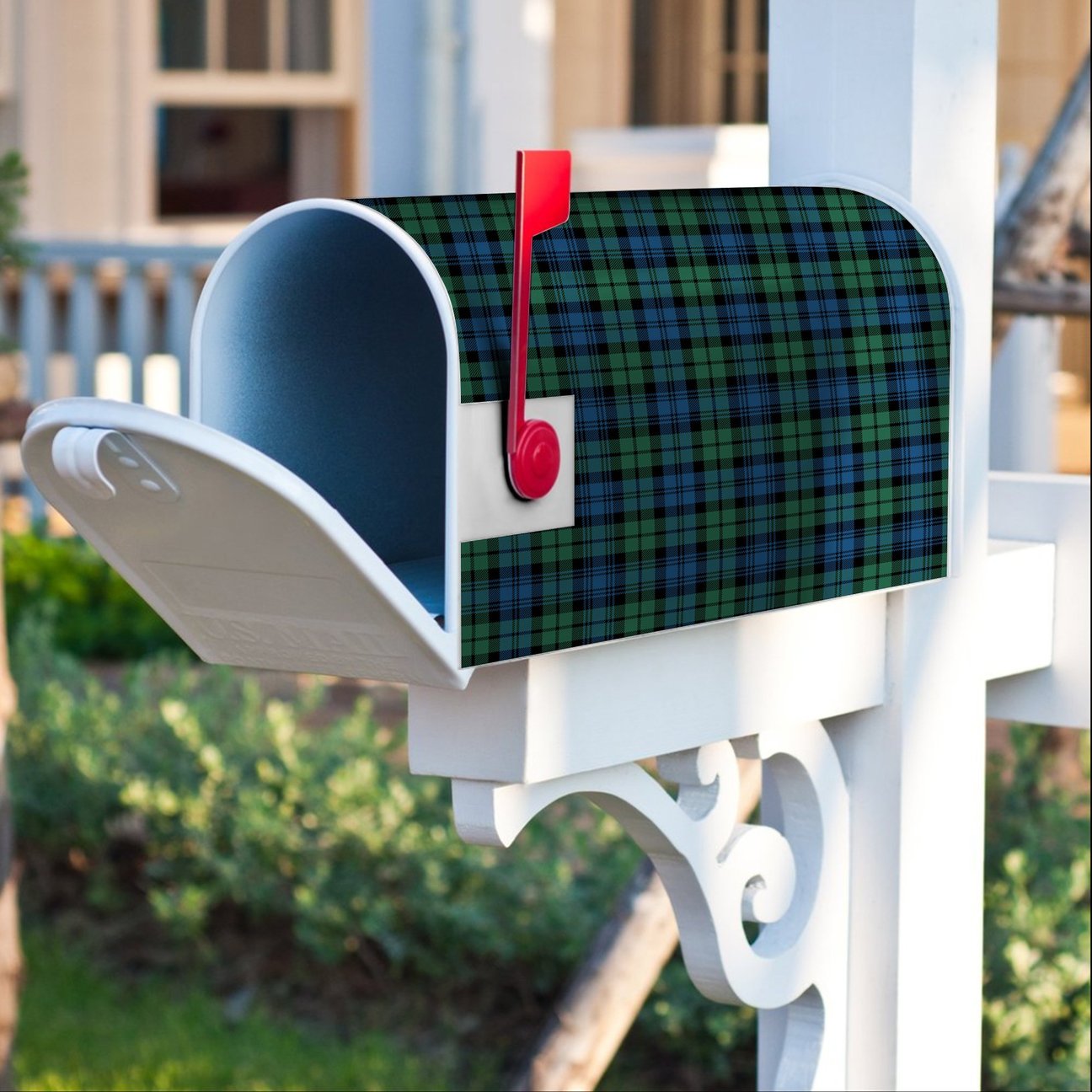 Campbell Ancient 02 Tartan Crest Mailbox