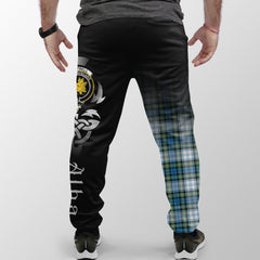 Campbell Dress Ancient Tartan Crest Jogger Sweatpants - Alba Celtic Style