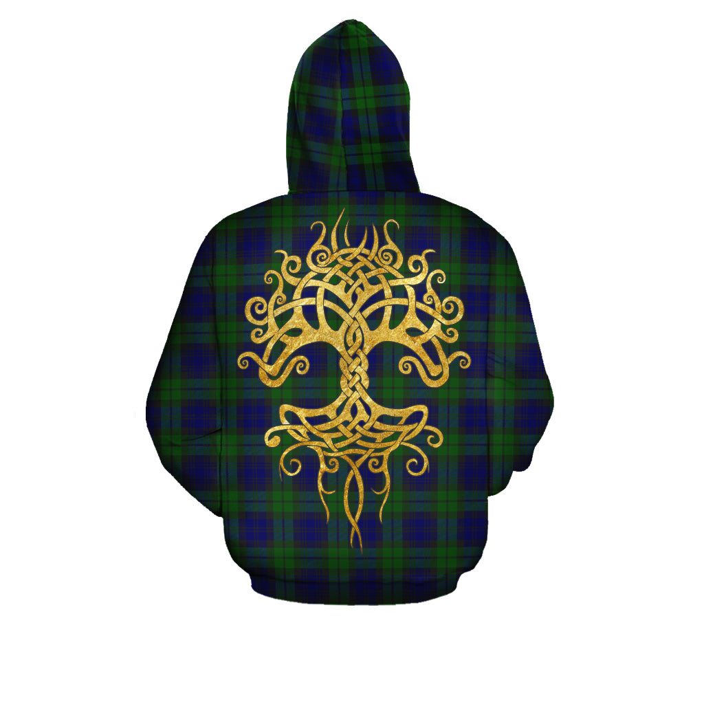 Campbell Modern Tartan Hoodie - Tree Of Life