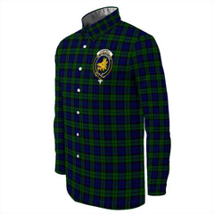 Campbell Modern Tartan Long Sleeve Button Shirt