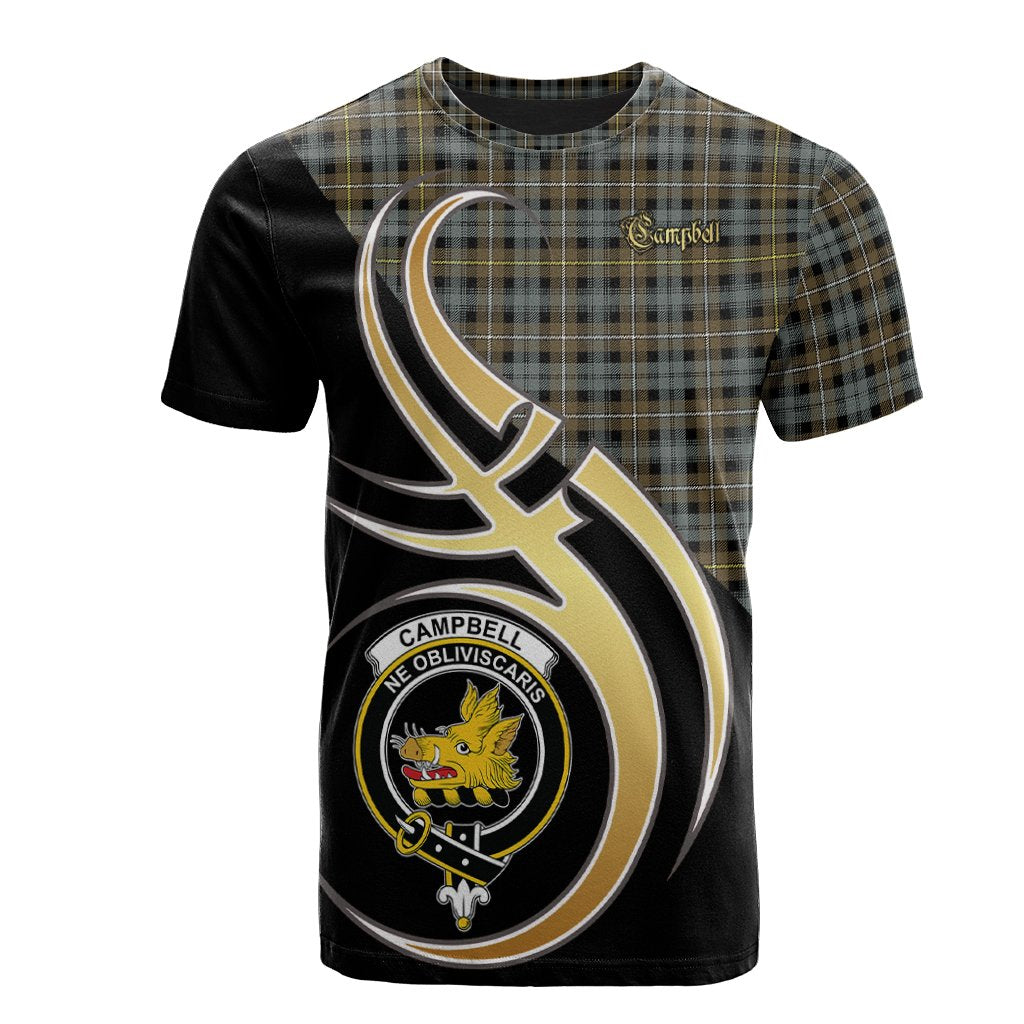 Campbell Argyll Weathered Tartan T-shirt - Believe In Me Style
