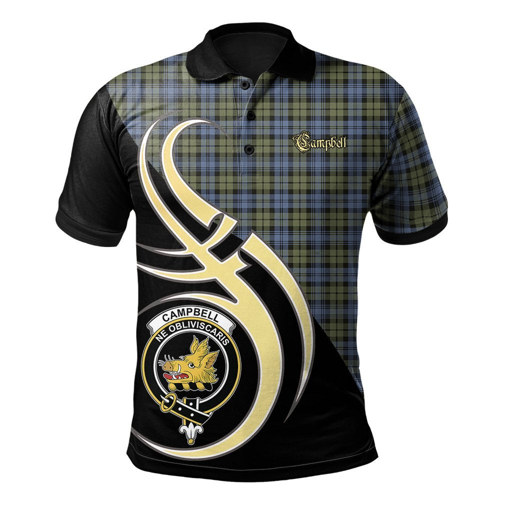 Campbell Faded Tartan Polo Shirt - Believe In Me Style