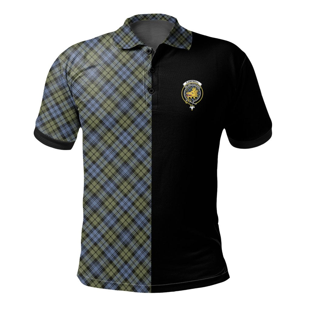 Campbell Faded Tartan Polo Shirt Half of Me - Cross Style