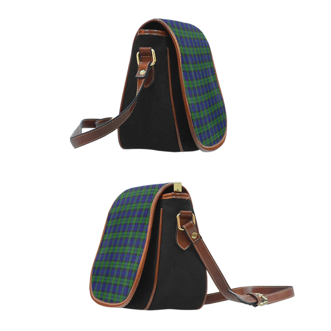 Campbell Modern Tartan Saddle Handbags