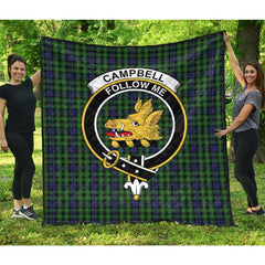 Campbell of Breadalbane Tartan Crest Quilt