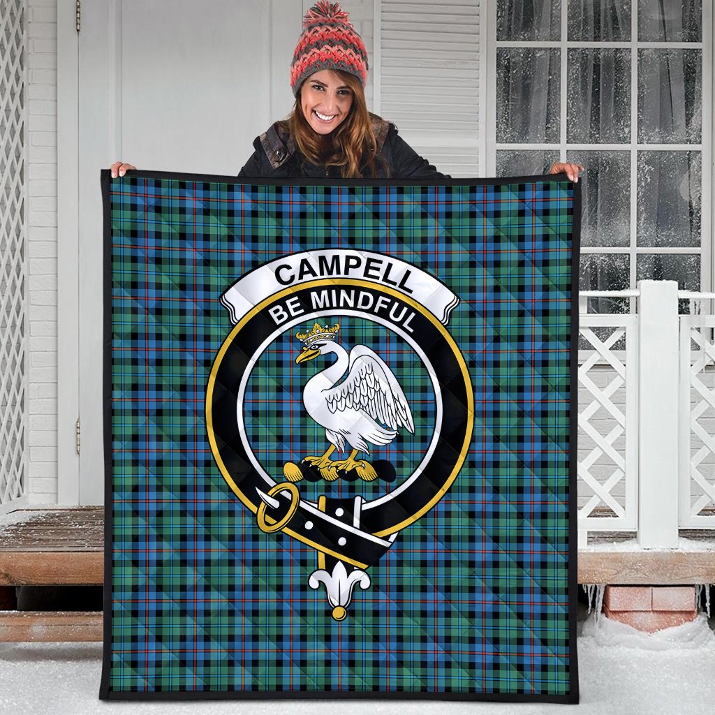 Campbell of Cawdor Ancient Tartan Crest Quilt
