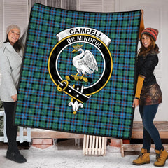 Campbell of Cawdor Ancient Tartan Crest Quilt
